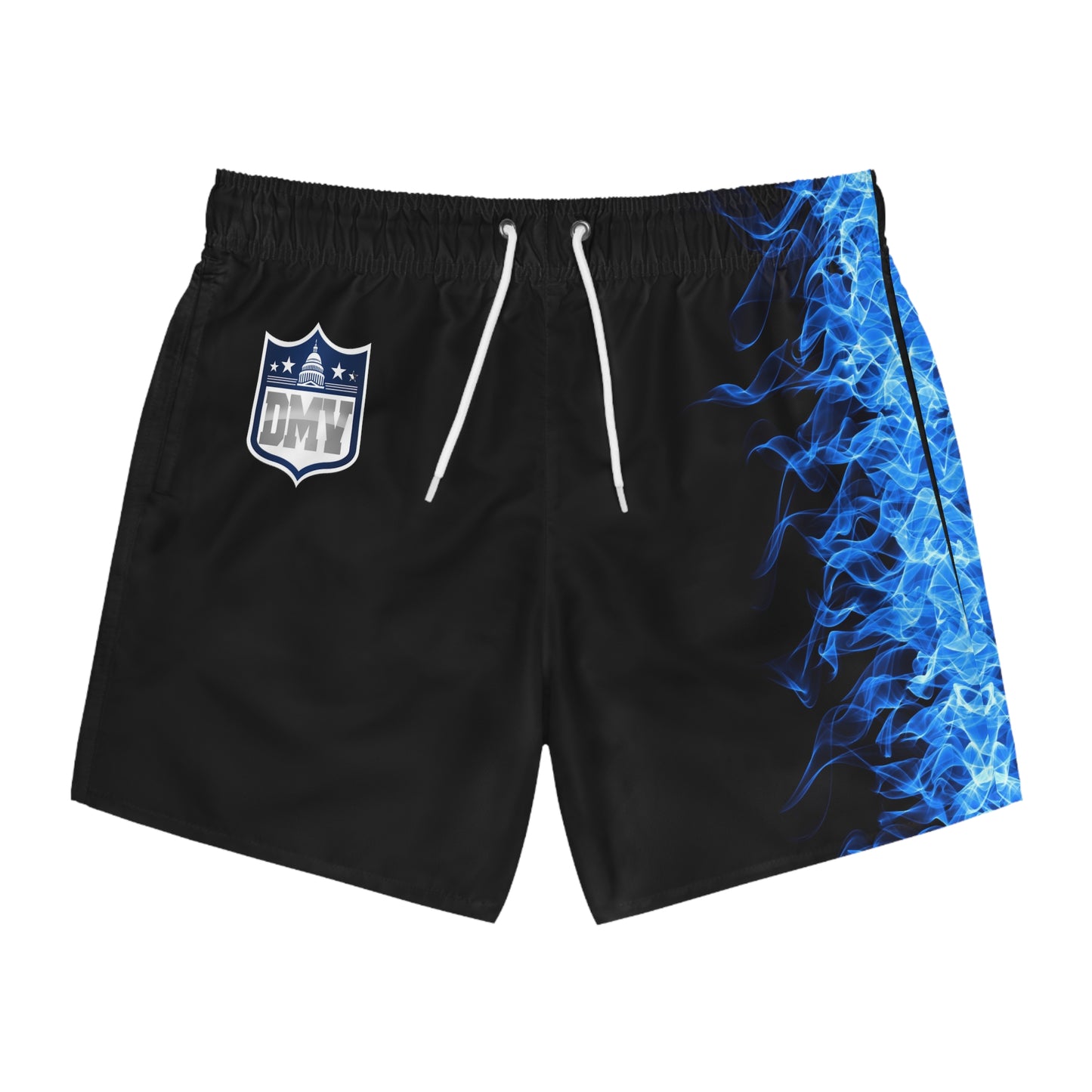 DMV Blue Flame Swim Trunks