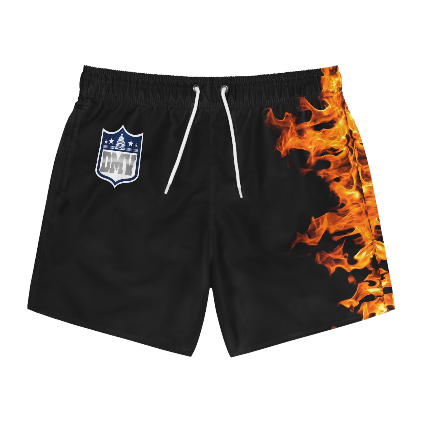 DMV Flame Swim Trunks