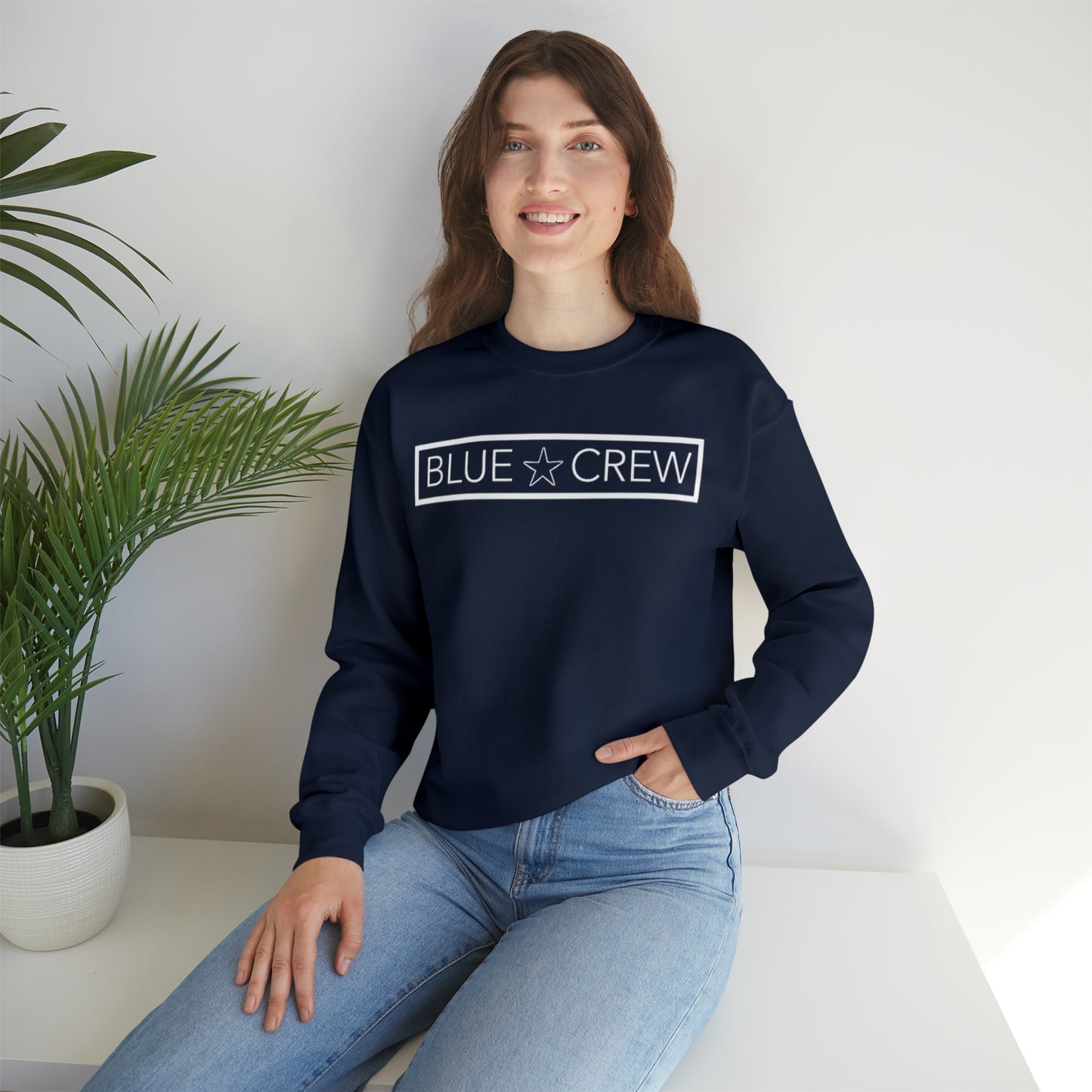 Blue Crew Crewneck Sweatshirt