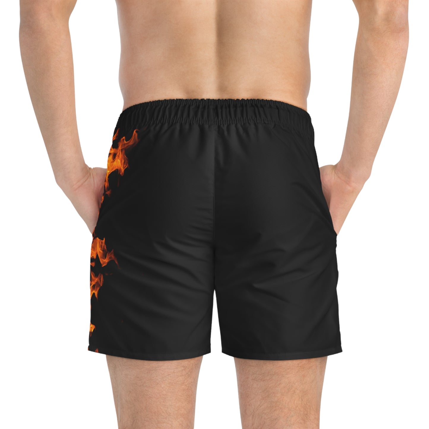 DMV Flame Swim Trunks