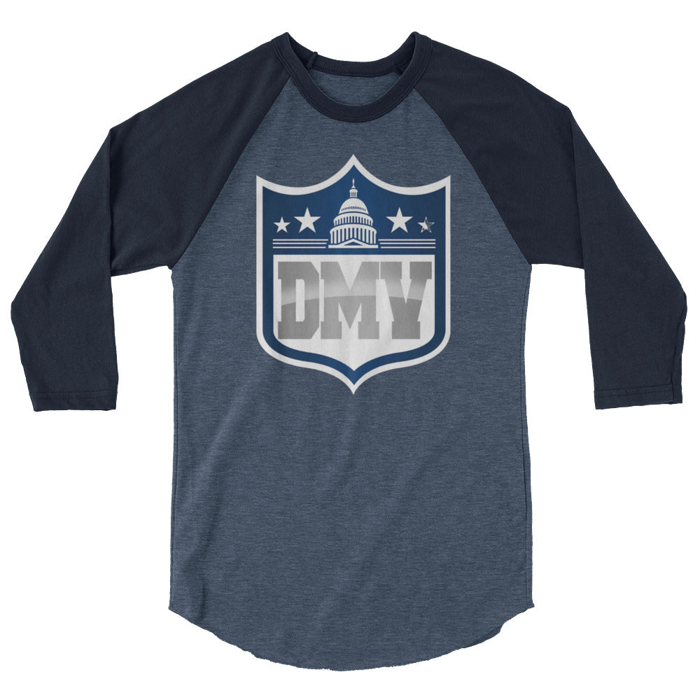 DMV Unisex 3/4 sleeve raglan shirt
