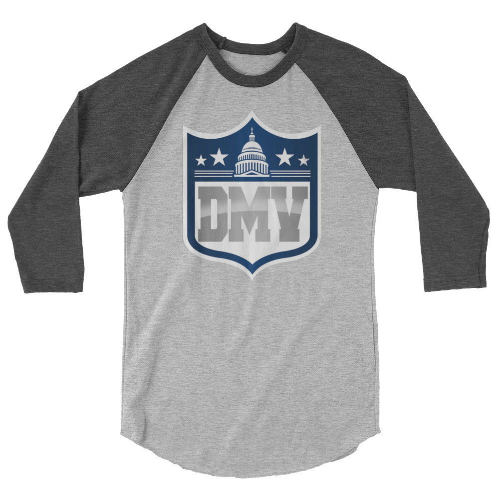 DMV Unisex 3/4 sleeve raglan shirt